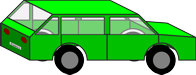 Auto gr&uuml;n